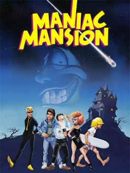 Обложка Maniac Mansion