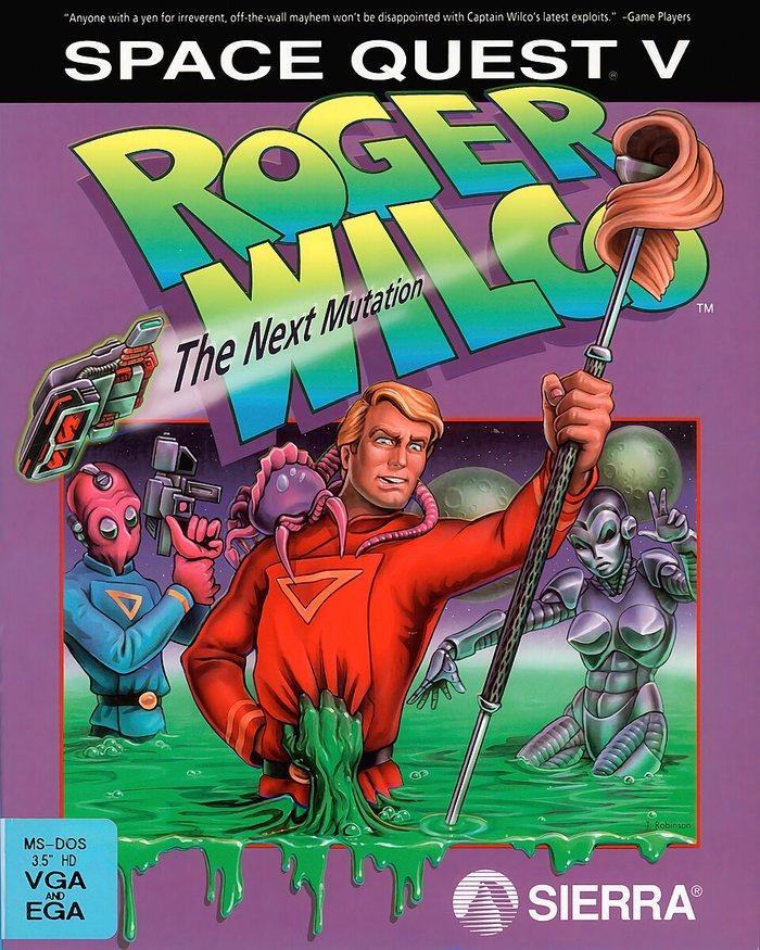 Обложка Space Quest V: The Next Mutation